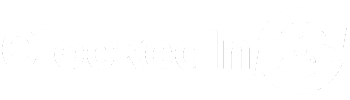 New ClockedIn Logo Reverse White Small