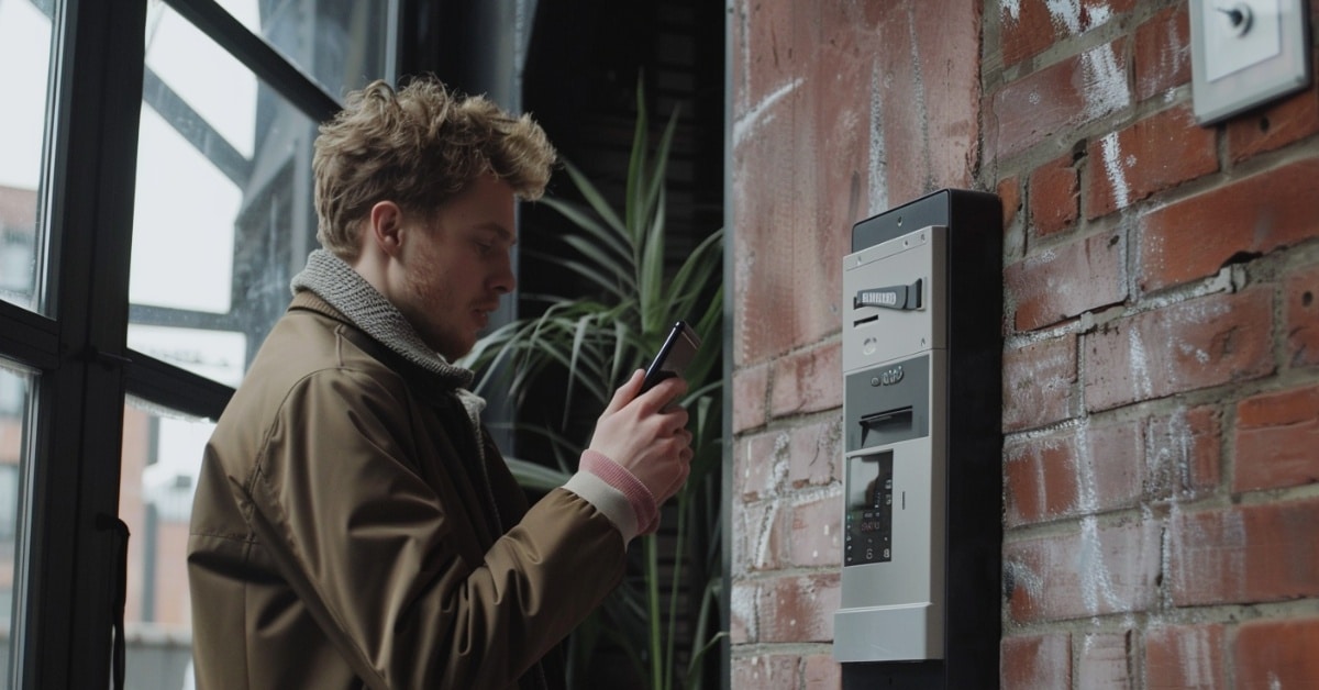 Man on the Phone Whilst Buddy Punching